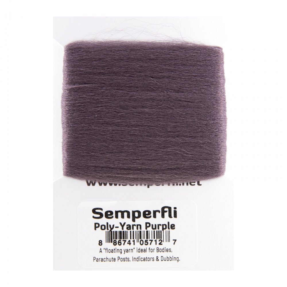 Semperfli Poly-Yarn Purple Fly Tying Materials